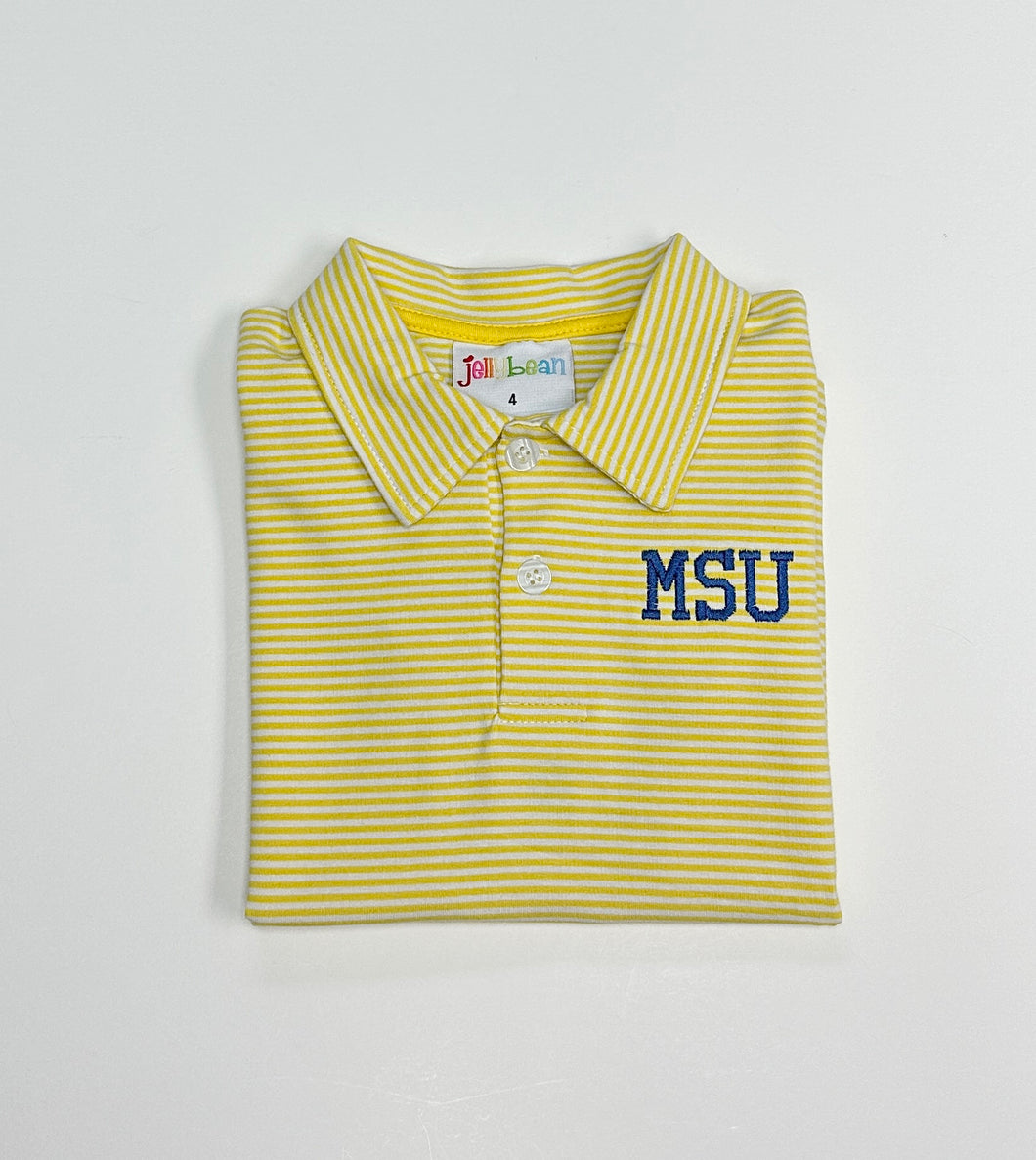 Yellow Stripe Michael Polo