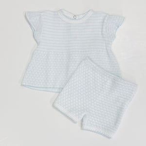 Blue Pinstripe Paty 2 piece set