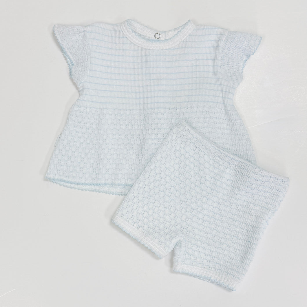 Blue Pinstripe Paty 2 piece set