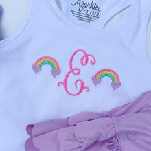 Load image into Gallery viewer, White Racer Back Tank Top