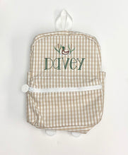 Load image into Gallery viewer, Gingham Mini Backpack