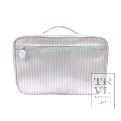 Pimlico Stripe Pink Bundle Up Hanging Toiletry Bag