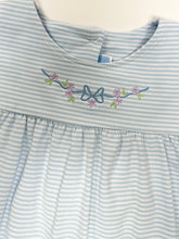 Load image into Gallery viewer, Girls Light Blue Stripe Jillian Jumper