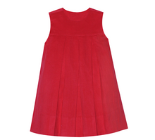 Load image into Gallery viewer, Girls Red Cord Nora Dress