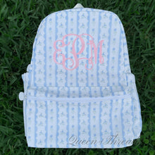 Load image into Gallery viewer, Blue Ribbon Floral Backpack