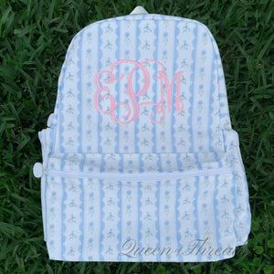 Blue Ribbon Floral Backpack