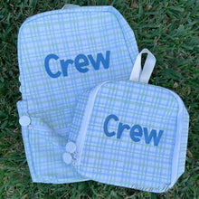Load image into Gallery viewer, Classic Plaid Green Backpack