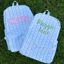 Load image into Gallery viewer, Blue Ribbon Floral Backpack