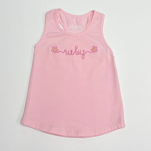 Light Pink Racer Back Tank Top