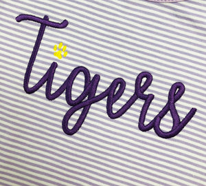 Lavender Stripe Georgia Dress