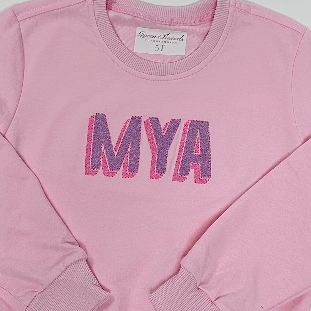 Pink Crewneck Sweatshirt