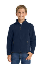 Load image into Gallery viewer, Youth Bishop Noland Navy Full Zip Fleece Jacket