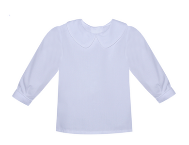 Boys Long Sleeve Collared Blouse