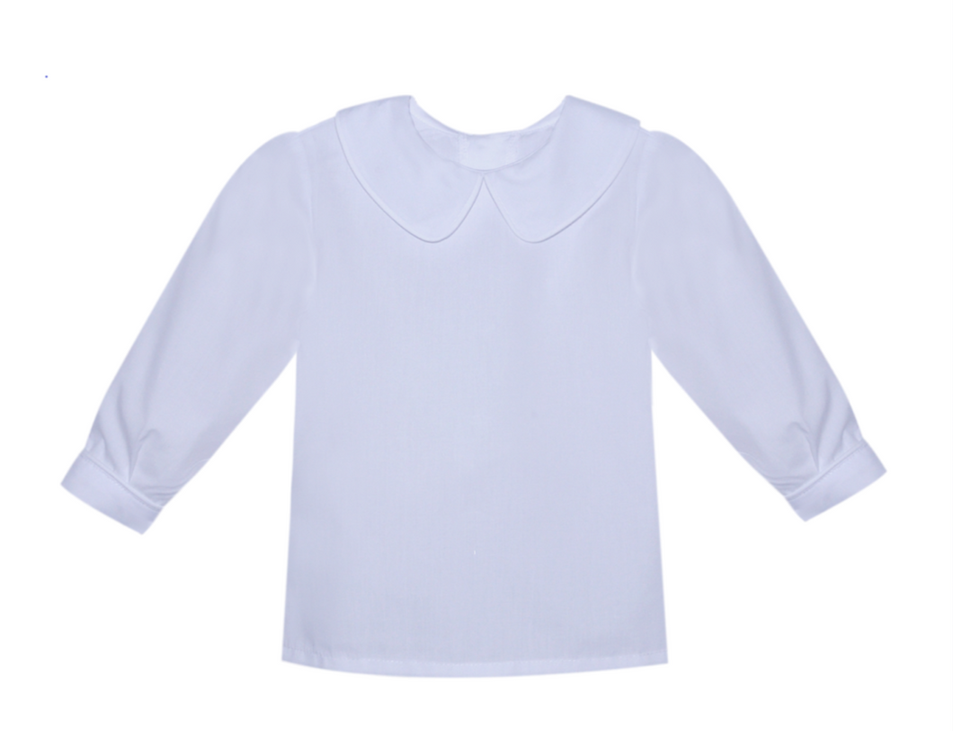 Boys Long Sleeve Collared Blouse