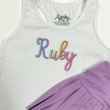 Load image into Gallery viewer, White Racer Back Tank Top