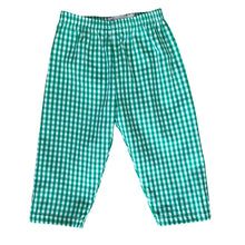 Load image into Gallery viewer, Boys Green Gingham Pants