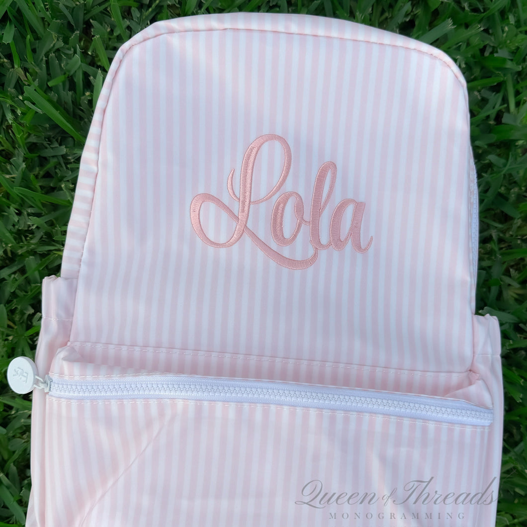 Pimlico Stripe Pink Backpack