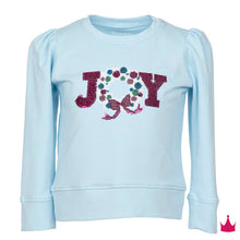 Load image into Gallery viewer, Sequin Joy Light Blue Holly Shirt