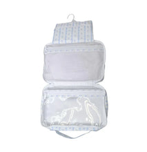 Load image into Gallery viewer, Pimlico Stripe Pink Bundle Up Hanging Toiletry Bag