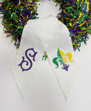 Load image into Gallery viewer, 54" White Linen Sash