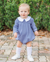 Load image into Gallery viewer, Navy Stripe Henry Bubble
