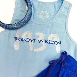 Light Blue Racer Back Tank Top