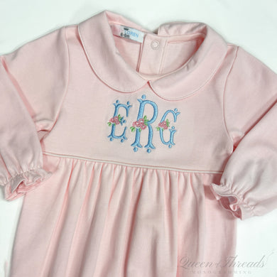 Pink Long Sleeve Pima Bubble