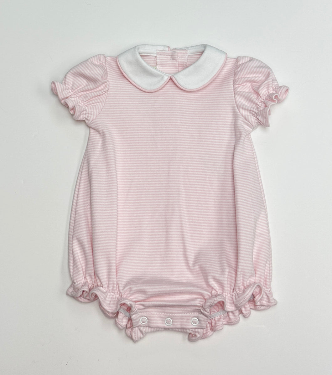 Pink Bitty Stripe Louisa Bubble