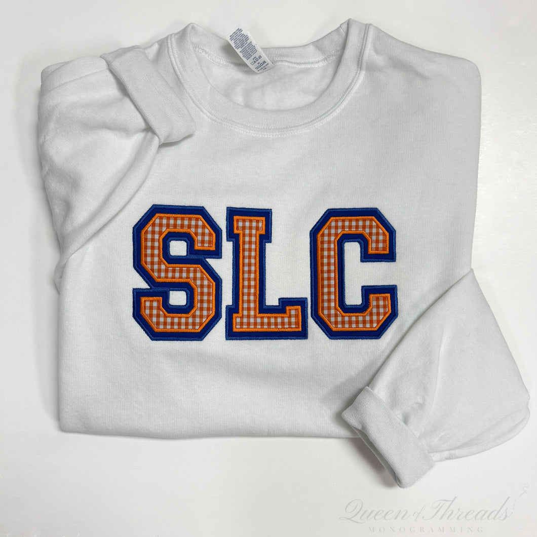 SLC Applique White Sweatshirt
