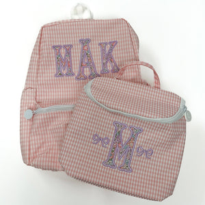 Gingham Backpack