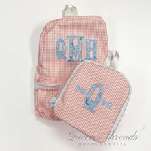 Load image into Gallery viewer, Gingham Backpack