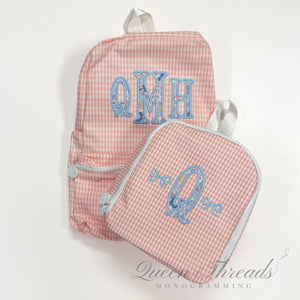 Gingham Backpack