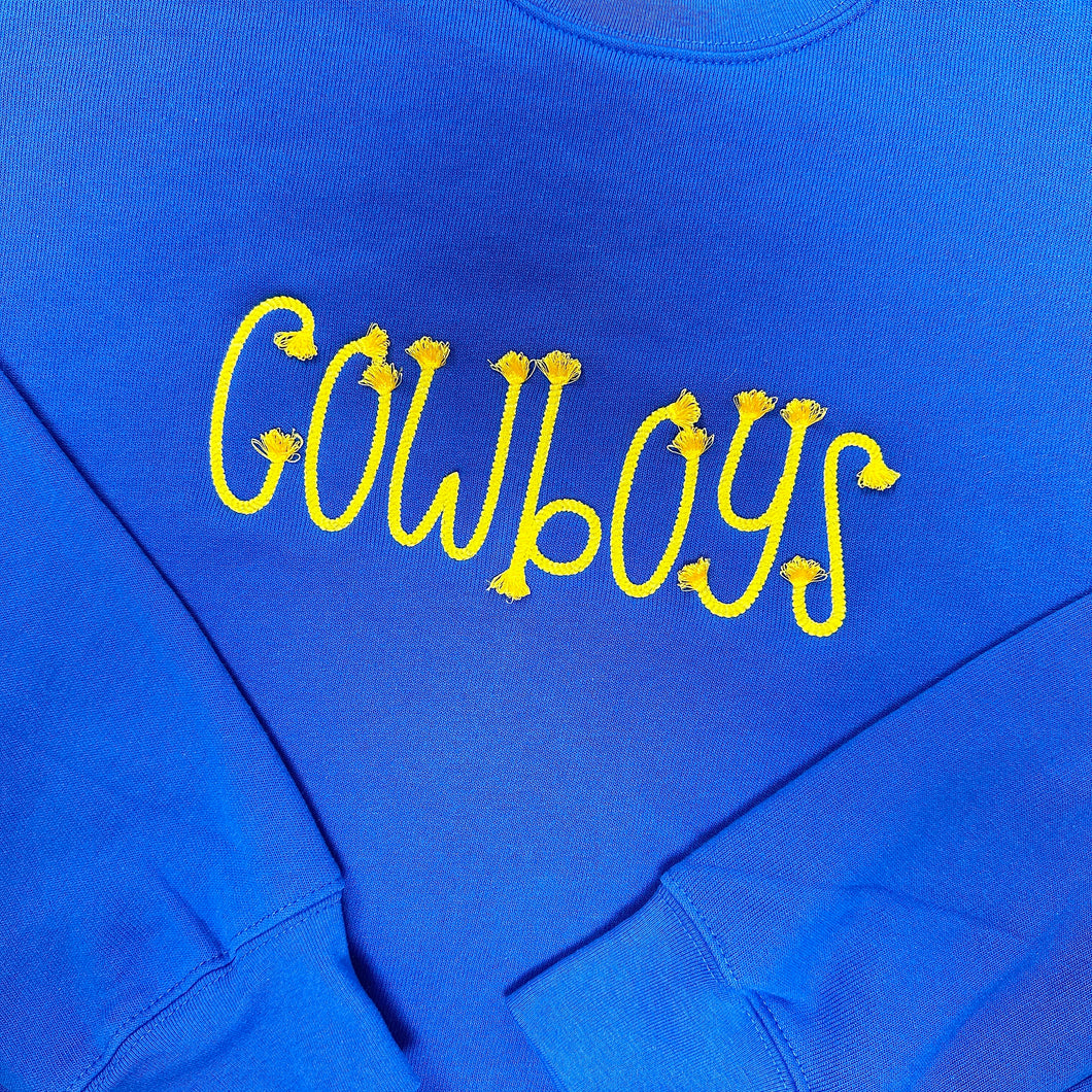 Royal Blue Crewneck Sweatshirt