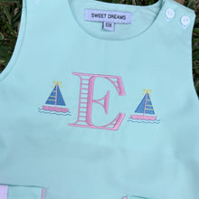 Load image into Gallery viewer, Girls Mint Bow Pocket Bubble