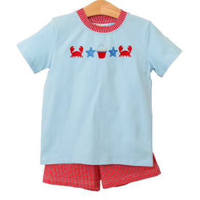 Boys All American Summer Short Set