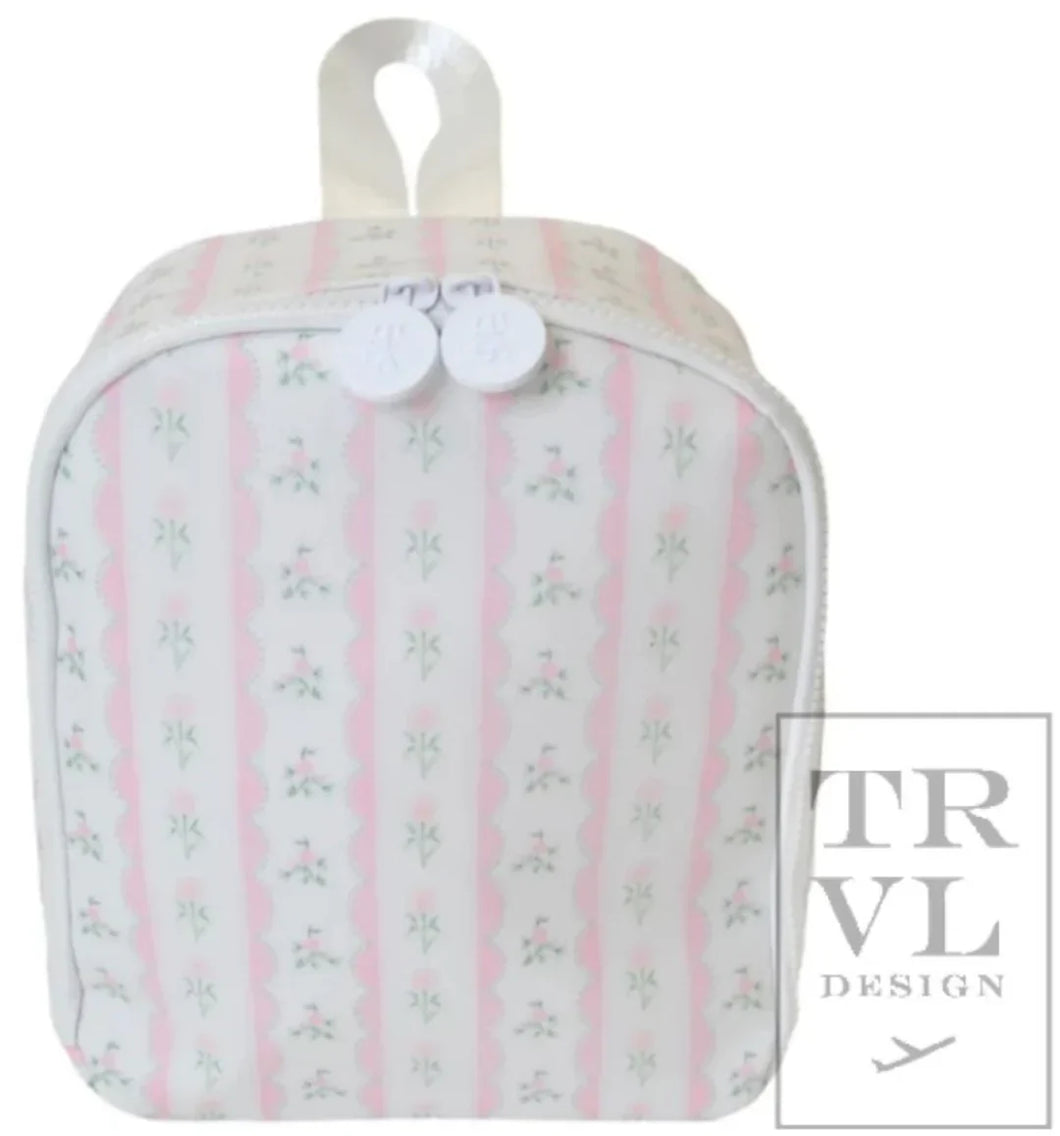 Pink Ribbon Floral Bring It Lunchbox