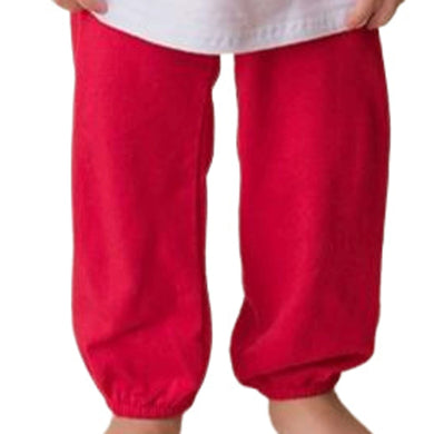 Red Knit Bloomer Pants