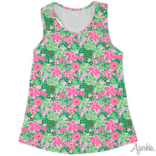 Load image into Gallery viewer, Botanical Flowers Dri Fit Racer Back Tank Top