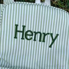 Load image into Gallery viewer, Pimlico Stripe Sage Backpacker