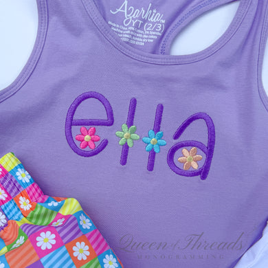 Lavender Racer Back Tank Top