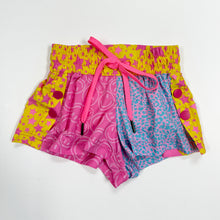 Load image into Gallery viewer, Girls Star/Smiley Color Block Shorts