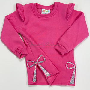 Girls Bow Sweatshirts