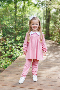 Girls Dusty Rose Catherine Bloomer Pant Set