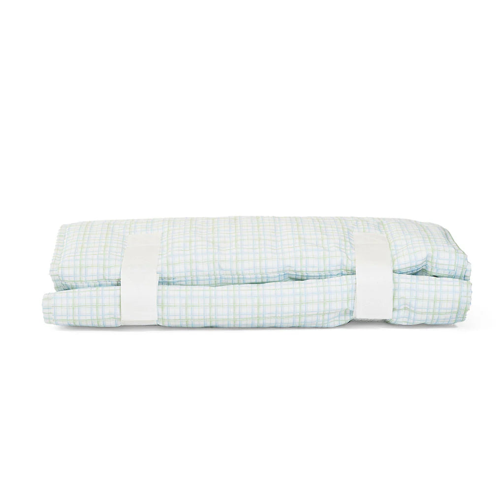 Classic Green Plaid Nap Mat