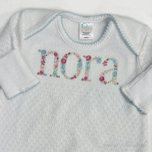 Load image into Gallery viewer, White Paty Knit Gowns with Trim