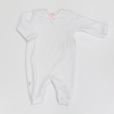 Long Sleeve Paty Romper with Collar