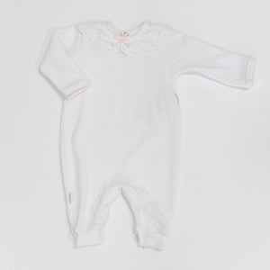 Long Sleeve Paty Romper with Collar