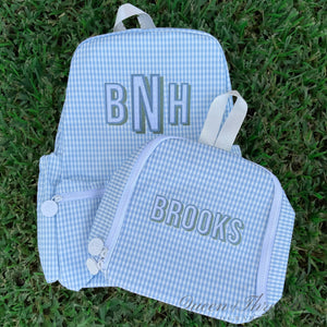 Gingham Backpack