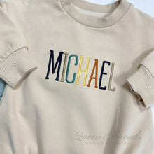 Load image into Gallery viewer, Cream Oversized Sweatshirt Bubble