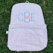 Load image into Gallery viewer, Pimlico Plaid Pink Backpack